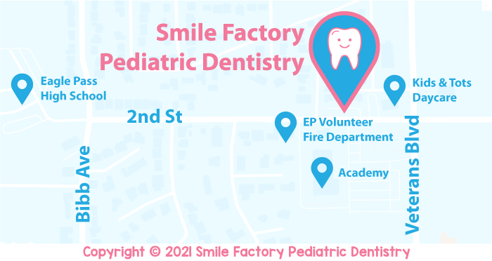 Map of Smile Factory Pediatric Dentistry